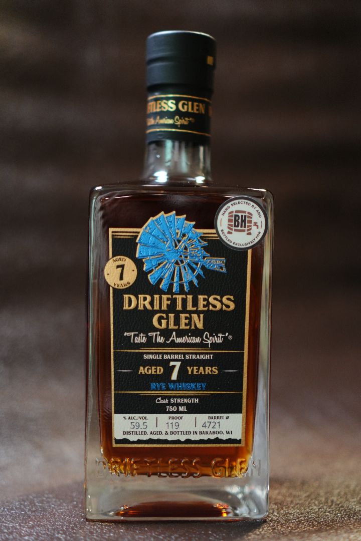 FINAL CALL: Driftless Glen Straight Rye 7.5 Year - Single Barrel By Bourbon Hunter