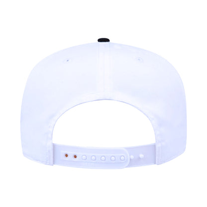 BH Text Hat - White/Black/Garnet