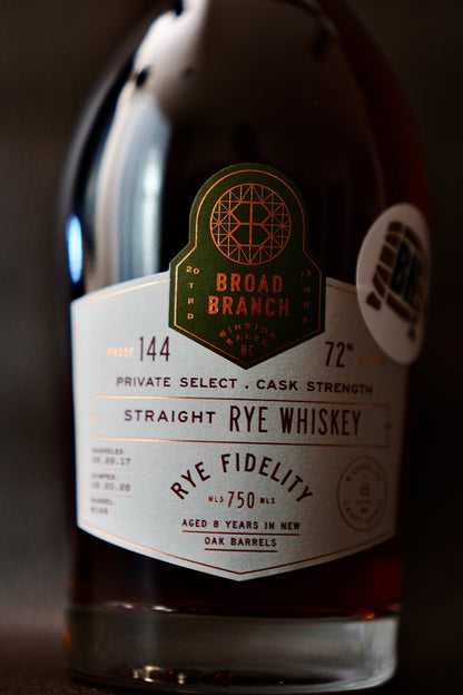 ⚠️Containment Breach⚠️ Broad Branch Rye Fidelity Single Barrel - Bourbon Hunter